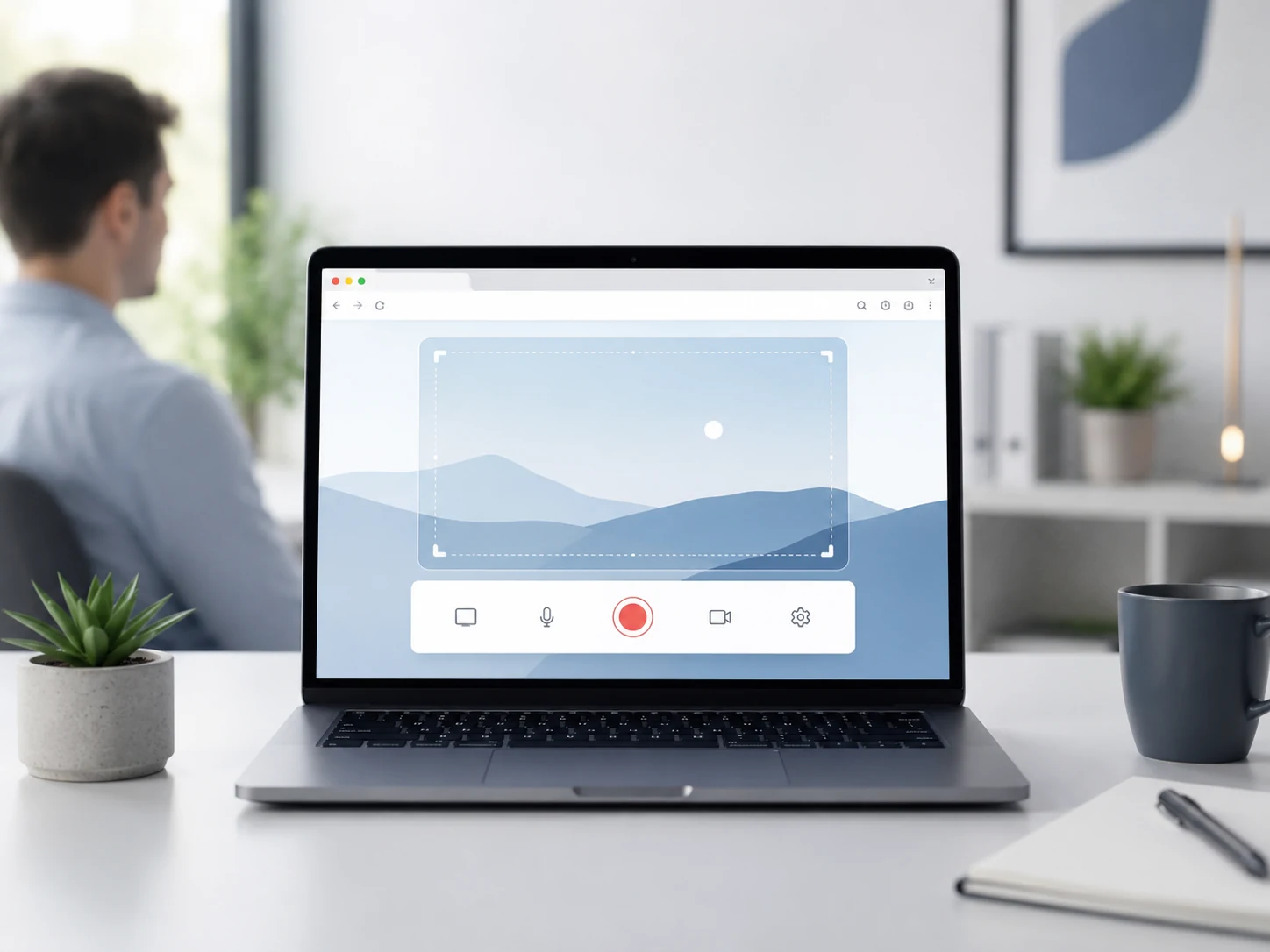 Simple browser recording setup